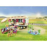 PLAYMOBIL 71441 Roulotte café boutique, Country La vie a la ferme, 145 pieces, Des 4 ans
