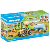 PLAYMOBIL 71442 Fermier avec tracteur et citerne, Country la vie a la ferme, 117 pieces, Des 4 ans