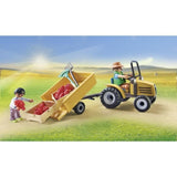 PLAYMOBIL 71442 Fermier avec tracteur et citerne, Country la vie a la ferme, 117 pieces, Des 4 ans