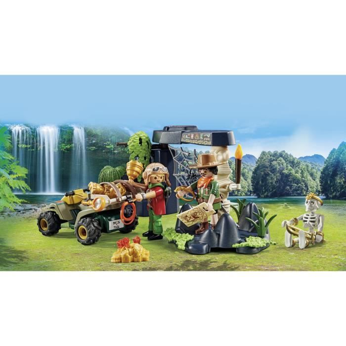 PLAYMOBIL 71454 Explorateurs et ruine de la jungle, Sports & Action, Des 4 ans
