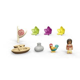 PLAYMOBIL Junior 71459 Vaiana et bateau a voile, Flotte dans l'eau, Jouet pour le bain, Disney, Des 12 mois