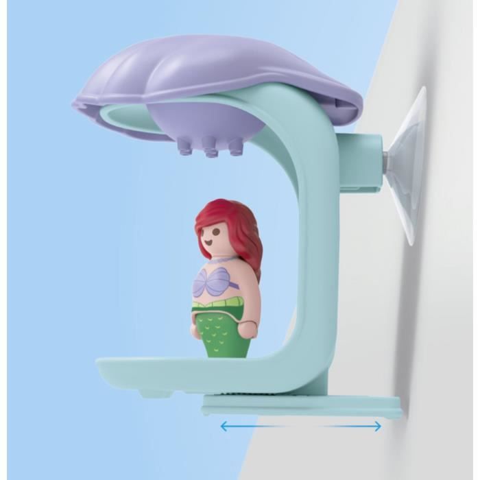 PLAYMOBIL Junior 71460 Ariel avec coquillage de bain, Disney, Jouet pour le bain, Des 12 mois