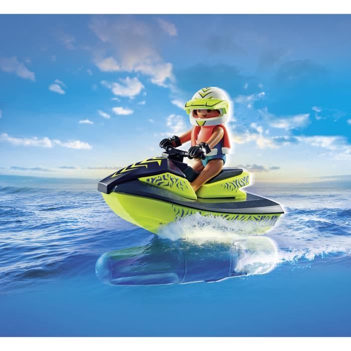 PLAYMOBIL 71464 Bateau de pompier et scooter des mers - Action Hereos - Les pompiers - Des 4 ans