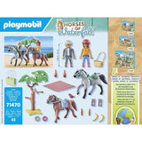 PLAYMOBIL 71470 Amélia et Ben avec chevaux - Horses of Waterfall - 2 personnages et 2 chevaux - Des 4 ans
