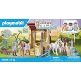 PLAYMOBIL 71494 Cavalieres avec box et poneys - Horses of Waterfall - Des 4 ans - Jeu de rôle créatif