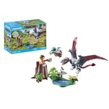 PLAYMOBIL 71525 Drone d'observation avec dimorphodon, Dinos, 49 pieces, Des 4 ans