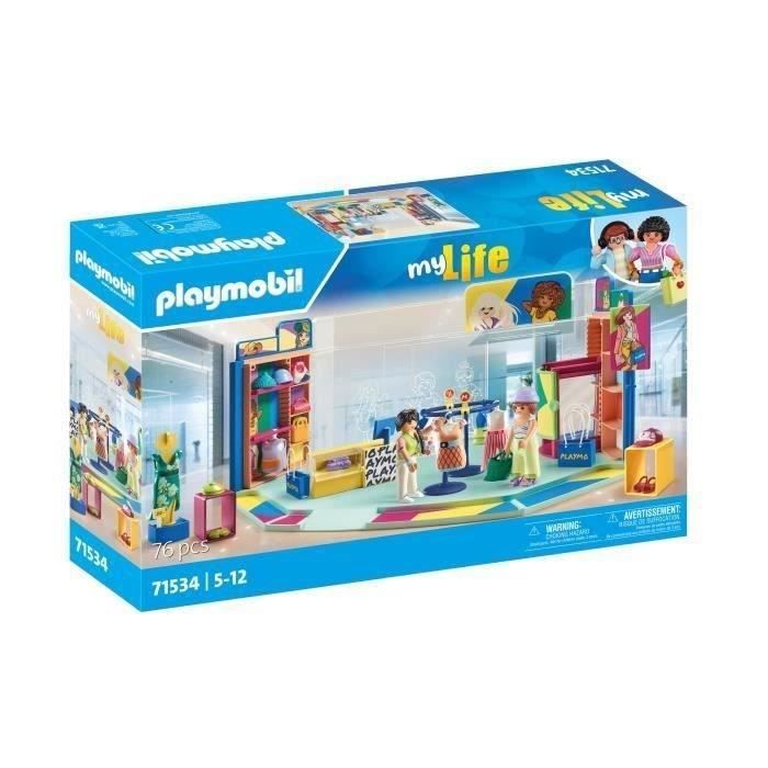 PLAYMOBIL 71534 Boutique de vetements, My Life Le shopping, 76 pieces, Des 4 ans