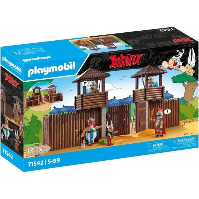 PLAYMOBIL 71542 Camp des Romains, Astérix, Personnages de la BD, 181 pieces, Des 5 ans
