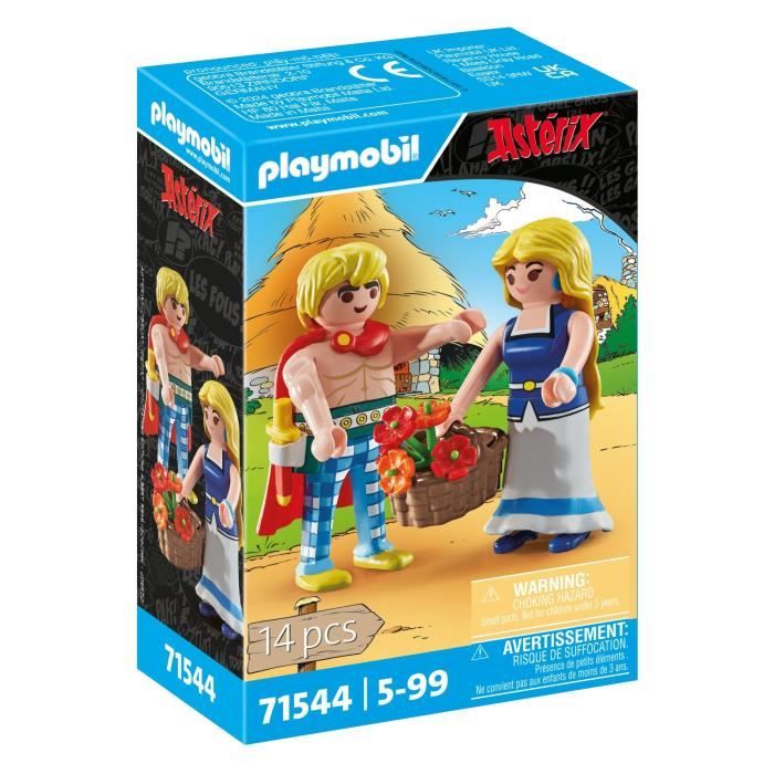 PLAYMOBIL 71544 Astérix Tragicomix et Falbala, Personnages, Des 5 ans