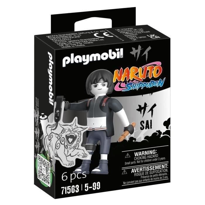 PLAYMOBIL 71563 Figurine Sai, Naruto Shippuden, Des 5 ans