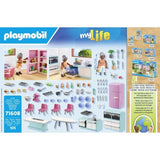PLAYMOBIL 71608 Cuisine avec ilôt central, My life, Maison d'architecte, 105 pieces, Des 4 ans