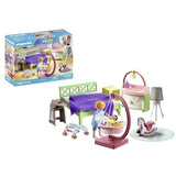 PLAYMOBIL 71609 Chambre de parents avec berceau suspendu, Maison d'architecte, My Life, 50 pieces, Des 4 ans