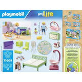 PLAYMOBIL 71609 Chambre de parents avec berceau suspendu, Maison d'architecte, My Life, 50 pieces, Des 4 ans