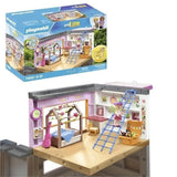 PLAYMOBIL 71610 Chambre d'enfant avec lit cabane, My Life Maison d'architecte, 97 pieces, Des 4 ans