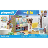 PLAYMOBIL 71611 Salle de bains avec douche et baignoire, My Life, Maison d'architecte, 55 pieces, Des 4 ans