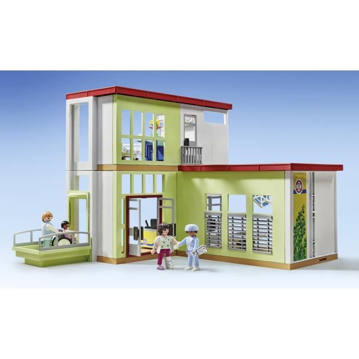 PLAYMOBIL 71615 Hôpital aménagé, Action Heroes, L'hôpital, 165 pieces, Des 4 ans