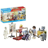 PLAYMOBIL 71617 Atelier de kinésithérapie, L'hôpital, Action Heroes, 69 pieces, Des 4 ans