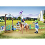 PLAYMOBIL 71637 Arene d'équitation, Horses of Waterfall, 67 pieces, Des 5 ans