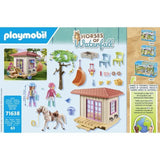 PLAYMOBIL 71638 Espace détente cavalieres, Horses of Waterfall, 63 pieces, Des 4 ans