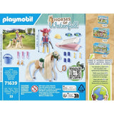 PLAYMOBIL 71639 Ellie avec cheval, Horses of Waterfall, 33 pieces, Des 4 ans