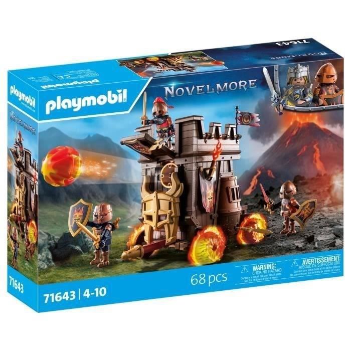 PLAYMOBIL 71643 Char de combat avec canon des Burnham Raiders, Novelmore, 68 pieces, Des 4 ans