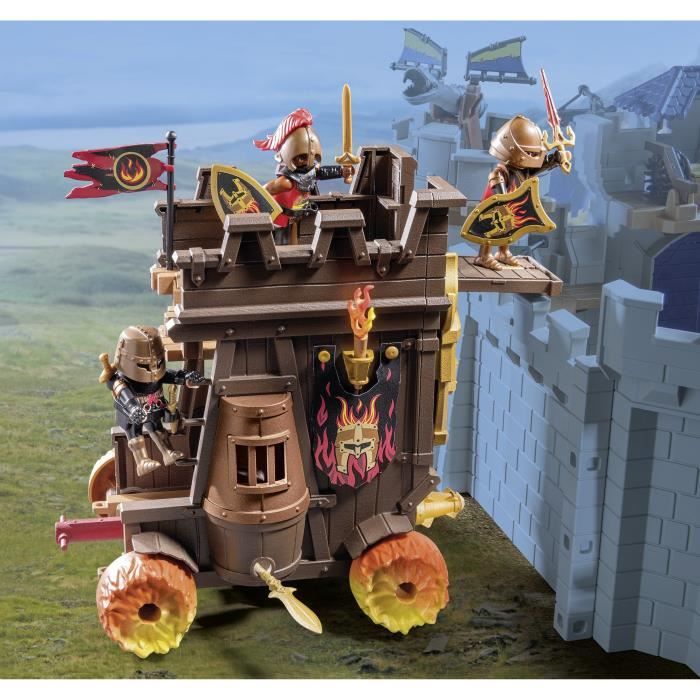 PLAYMOBIL 71643 Char de combat avec canon des Burnham Raiders, Novelmore, 68 pieces, Des 4 ans