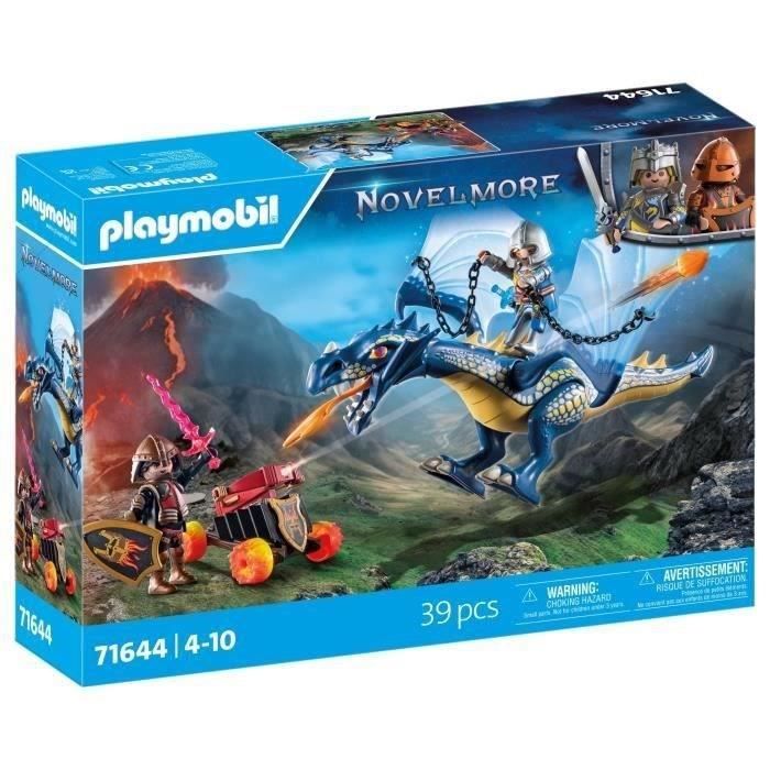 PLAYMOBIL 71644 Combattants avec dragons et canon, Novelmore, Dragon, 39 pieces, Des 4 ans