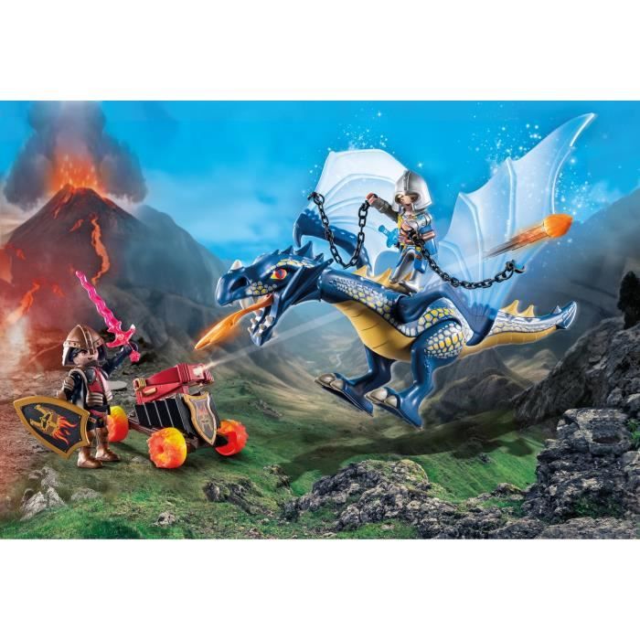 PLAYMOBIL 71644 Combattants avec dragons et canon, Novelmore, Dragon, 39 pieces, Des 4 ans