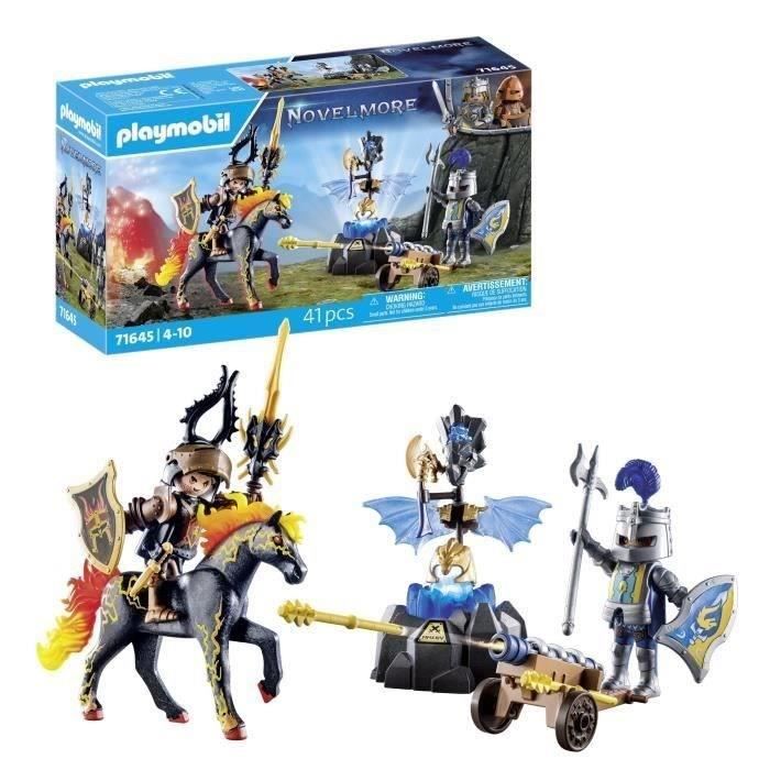 PLAYMOBIL 71645 Duel de chevaliers, Les chevaliers Novelmore, 41 pieces, Des 4 ans