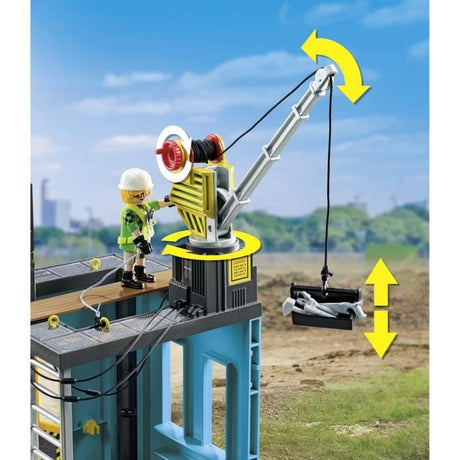 PLAYMOBIL 71650 Ouvriers et chantier, My Life la construction, 138 pieces, Promo Pack, Des 4 ans