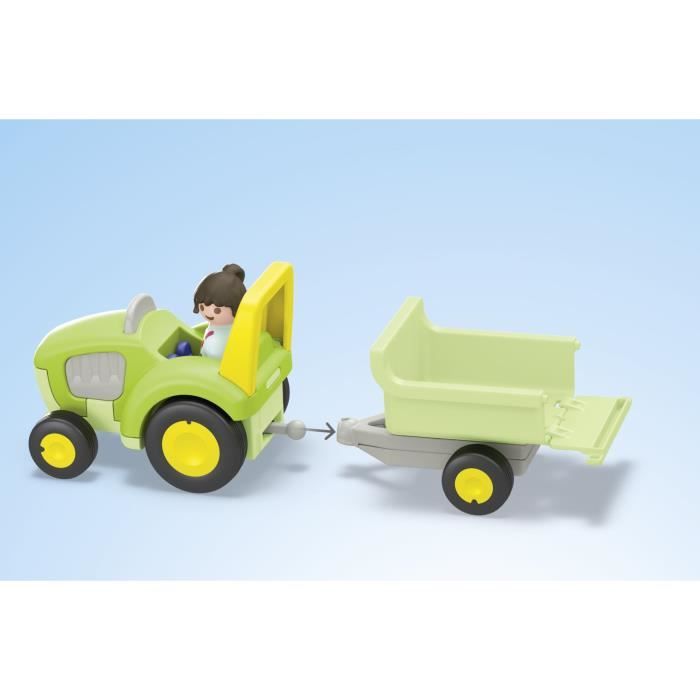 PLAYMOBIL Junior 71656 Ferme tracteur et animaux, personnages, Pour bébé et enfant, Des 18 mois
