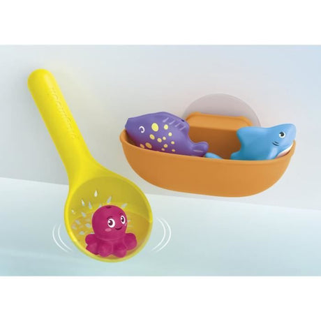PLAYMOBIL Junior 71689 Toboggan aquatique et animaux marins, Jouet pour le bain, Des 18 mois