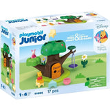 PLAYMOBIL Junior 71693 Winnie l'ourson et Porcinet avec cabane, 17 pieces, Junior & Disney, Des 12 mois