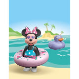 PLAYMOBIL Junior 71706 Minnie avec bouée, Flotte dans l'eau, Jouet pour le bain, Junior & Disney, Des 12 mois