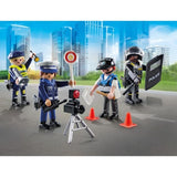 PLAYMOBIL 71730 Set métiers de la police 4 policiers, Action Heroes, Les policiers, 35 pieces, Des 4 ans