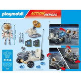 PLAYMOBIL 71734 Mission spatiale, Action Heroes, L'espace, Starter Pack, 57 pieces, Des 4 ans