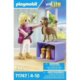 PLAYMOBIL 71747 Toiletteuse avec caniche et accessoires, My Life, 23 pieces, Des 4 ans
