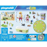 PLAYMOBIL 71753 Animalerie avec enclos a lapins, My Life, Soin des animaux, 30 pieces, Des 4 ans