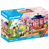 PLAYMOBIL 71762 Jardin asiatique avec deux personnages et pandas, Promo pack, 111 pieces, Des 4 ans