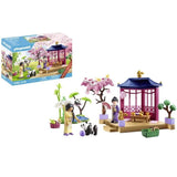 PLAYMOBIL 71762 Jardin asiatique avec deux personnages et pandas, Promo pack, 111 pieces, Des 4 ans