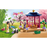 PLAYMOBIL 71762 Jardin asiatique avec deux personnages et pandas, Promo pack, 111 pieces, Des 4 ans
