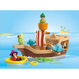 PLAYMOBIL Junior 71769 Peter Pan et bâteau pirate, Disney, 12 pieces, Des 12 mois