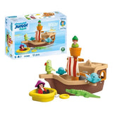 PLAYMOBIL Junior 71769 Peter Pan et bâteau pirate, Disney, 12 pieces, Des 12 mois