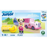 PLAYMOBIL Junior 71770 Minnie avec voiturette a fruits, Disney, 8 pieces, Des 12 mois