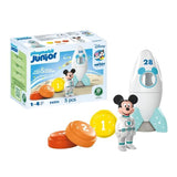 PLAYMOBIL Junior 71771 Mickey astronaute avec sa fusée, Disney, 5 pieces, Des 12 mois