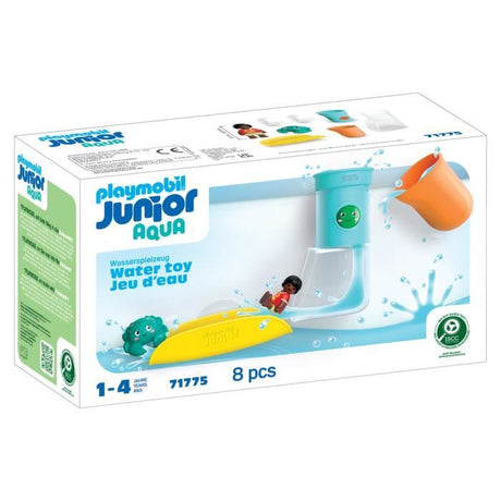 Playmobil 71775 Toboggan avec réservoir d'eau , Playmobil junior aqua & tinti, 8 pieces, Des 12 mois