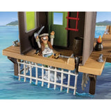PLAYMOBIL 71792 Port de pirates avec repaire, prisons et canon, 165 pieces, Les Pirates, des 4 ans
