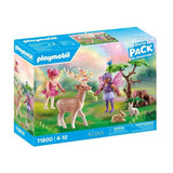 PLAYMOBIL 71800 Duo de fées avec animaux de la foret, Princess Magic Starter Pack, 42 pieces, Des 4 ans