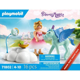 PLAYMOBIL 71802 Princesse et poulain ailé avec nuage, Princess Magic, 16 pieces, Des 4 ans
