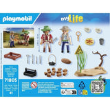 PLAYMOBIL 71805 Chercheurs et site paléontologique avec fossiles, My Life, Dinos, 41 pieces, Des 4 ans